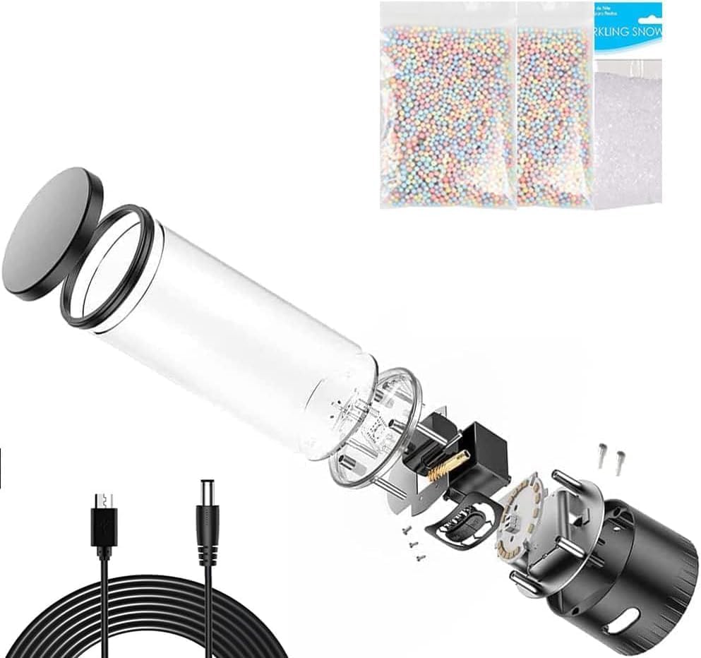 COLORLIFE Twister Water Vortex Lamp, Unique 7-Color Changing LED Night Light, Hurricane Lamp, Cool Novelty Gift for Kids, Men, Women, Ideal