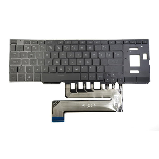 KGIGIBE Replacement Backlit Keyboard for Asus ROG Zephyrus Duo 15 GX550 GX550LXS GX550LWS GX551 GX551Q GX551QS GX551QM GX551QR Laptop US RGB