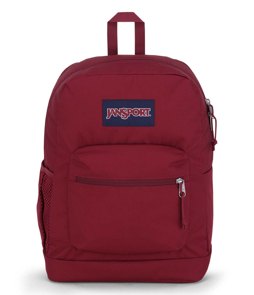 JanSport 26L Cross Town Plus Backpack, Russet Red