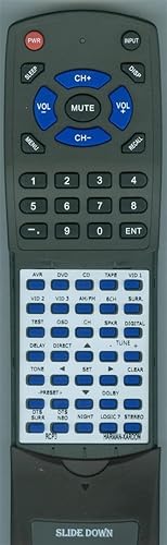 Replacement Remote for Home Theater Model CP 40. Part Number RCP 3