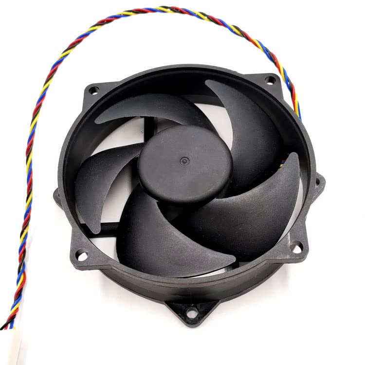 Replacement CPU Cooling Fan FA09025H12LPB Compatible with I3 I5 I7 775 DC 12V 0.36A 9CM 4-pin 4-Wire Size: 90 * 90 * 25MM