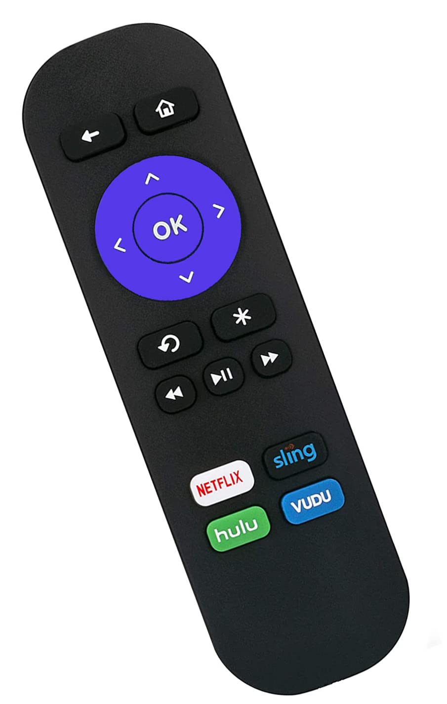 Remote Control Compatible with Roku Express HD LT XS XD Media Player Box; NOT Work for Roku Stick or Roku TV