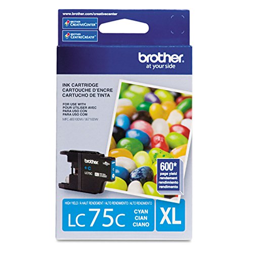 Generic Compatible Ink Cartridge Replacement for Brother LC75 ( Cyan , 1-Pack )
