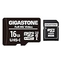 Gigastone 16GB Micro SD Card, Full HD Video, Surveillance Security Cam Action Camera Drone, 85MB/s Micro SDHC UHS-I U1 C10 Class 10