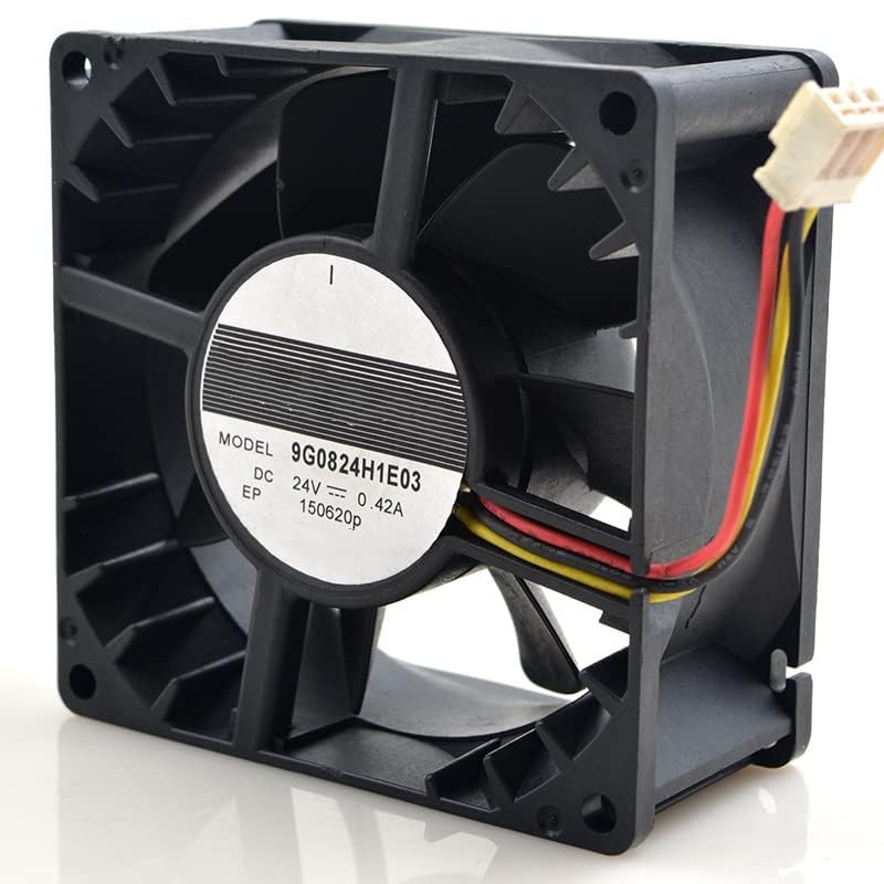 Ailsa Hexi 9G0824H1E03 DC 24V 0.42A 80X80X38MM 3-Wire Cooling Fan