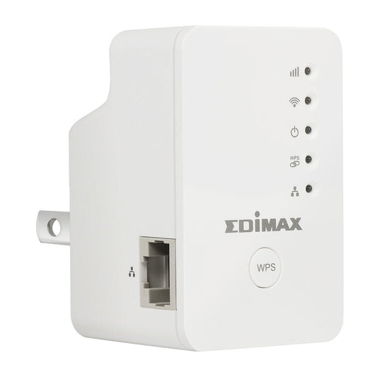 Edimax EW-7438RPn Mini N300 Universal Wireless Wi-Fi Range Extender/Wi-Fi Repeater/Access Point/Wireless bridge with Ethernet Port, Compact Wall Plug