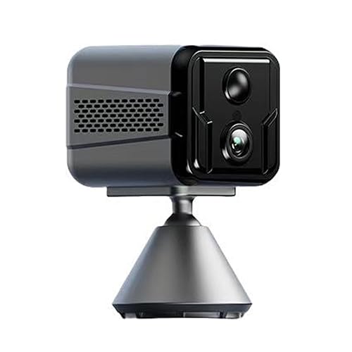 GOJOHO 1080P HD Dual-Lens Security Camera, 125° Wide Angle with Wireless No-Drill Installation, Human Detection, Multi-Device Sharing, Rechargeable