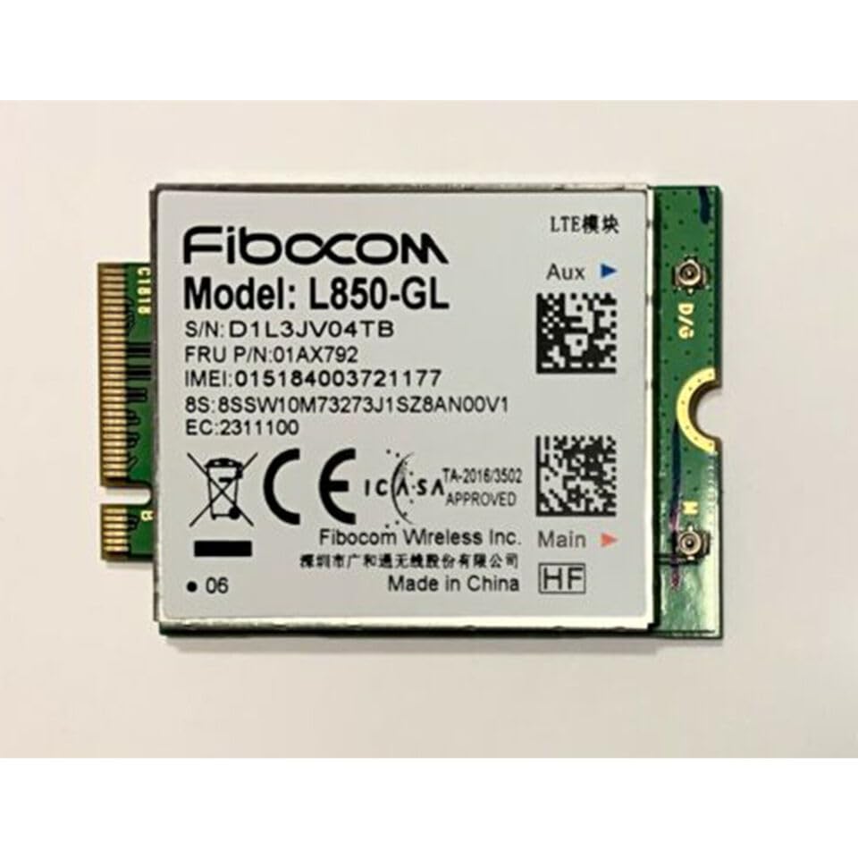 L850-GL Wireless LTE 4G Module Fit for ThinkPad X280 X380 Yoga S1 4th Gen T580 T480