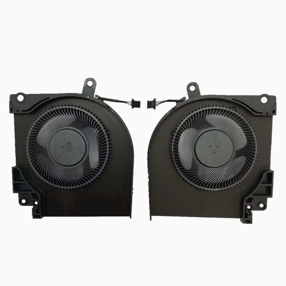 Landalanya Replacement New Laptop CPU and GPU Cooling Fan for DELL Alienware X17 X17 R1 X17R1 CN-0X63JW CN-09DNWT EG50061S1-1C050-S9A