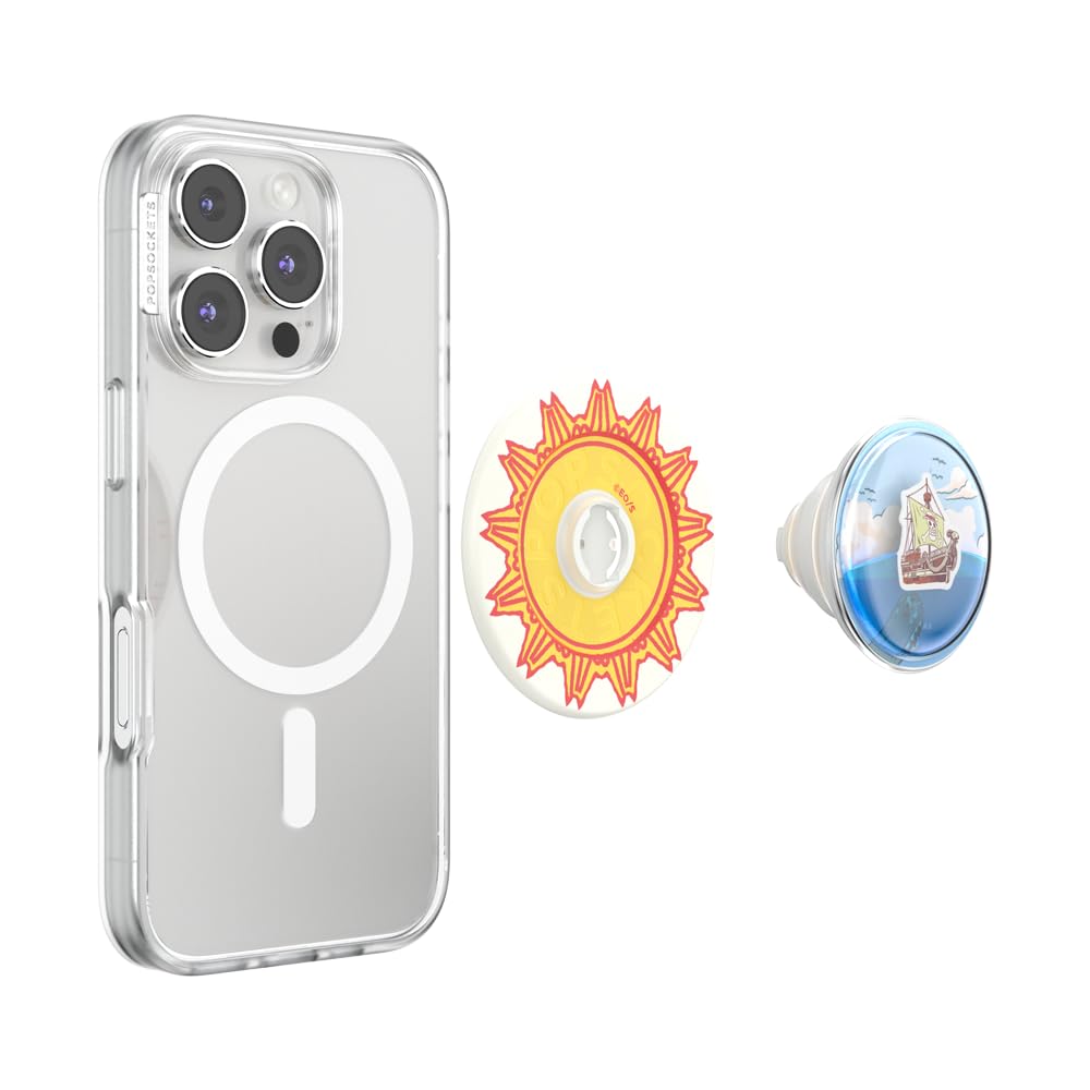 PopSockets Phone Grip for MagSafe, Magnetic Holder, Phone Stand, Anime - The Going Merry
