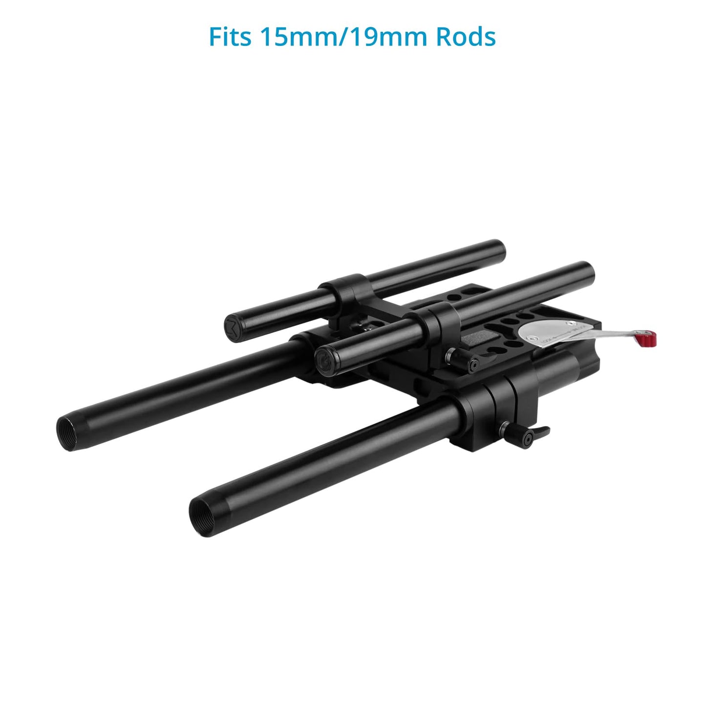 PROAIM Camera Base Plate with 15mm-19mm Rods. Quick Release Plate with Standard Dovetail Plate for DSLR Video Camcorder Camera. (CH-DTPQ-01)
