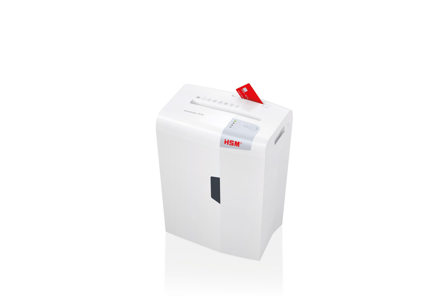 HSM of America Shredstar X10 Cross-Cut Shredder, 10 Manual Sheet Capacity