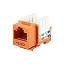 Monoprice Cat5E? Punch Down Keystone Jack - Orange