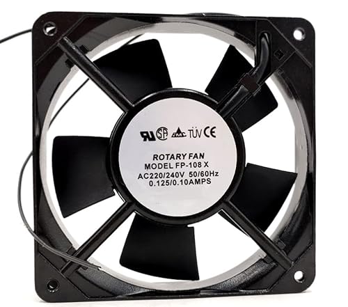 for FP-108X 220/240V 0.125A 120X120X25MM 2-Wire Cooling Fan