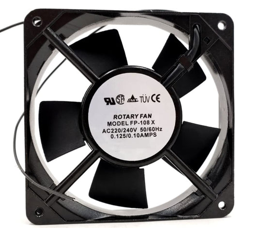 for FP-108X 220/240V 0.125A 120X120X25MM 2-Wire Cooling Fan