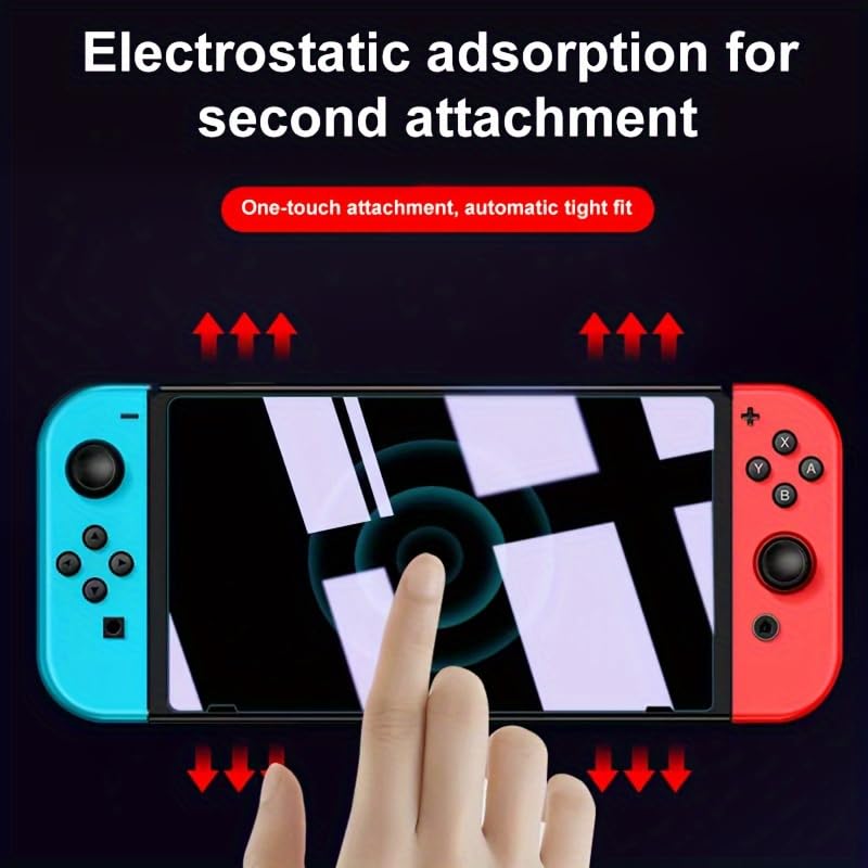 MOCADIA for Switch 2 Screen Protector - Shatterproof Tempered Glass with Auto-Dust Removal, Zero Bubbles Auto-Alignment, Anti-Scratch Glass Film