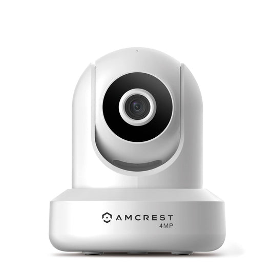 Amcrest 4MP UltraHD Indoor WiFi Camera, Security IP Camera with Pan/Tilt, Two-Way Audio, Night Vision, Remote Viewing, 2.4ghz, 4-Megapixel @30FPS