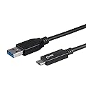 Monoprice USB Type-C to USB Type-A 3.1 Gen 2 Cable, 10Gbps, 3A, 30AWG, To Use with Samsung Galaxy S9 S8 Note 8 Pixel, LG V30 G6 G5, Nintendo Switch