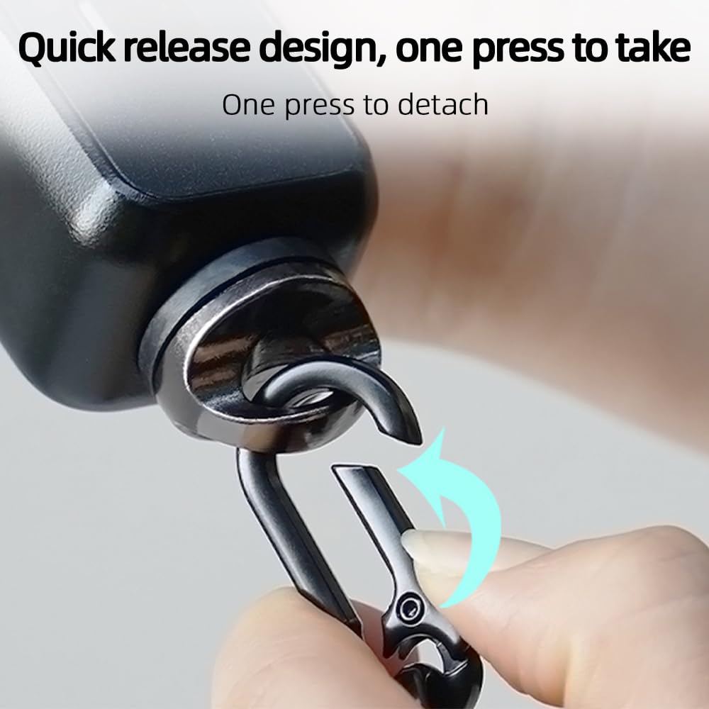CAPART Adjustable Phone Lanyard Crossbody for DJI OSMO Pocket 3 2, Action 5 Pro 4 3, with 1/4" Screw and Phone Connecting Tab, Universal Smartphone