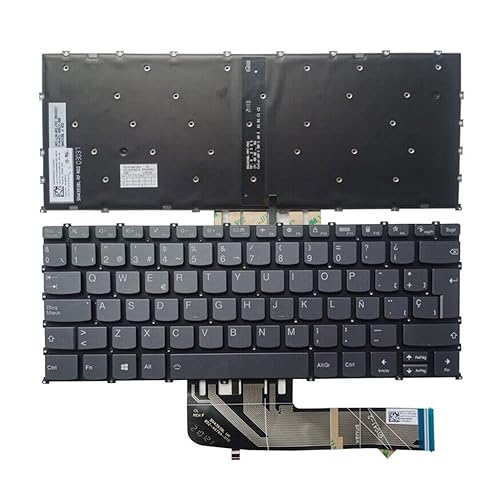Laptop Replacement Keyboard Compatible for Lenovo IdeaPad 5 14ALC05 14ARE05 14IIL05 5-14ITL05 Yoga Slim 7-14IIL05 7-14ARE05 Spanish Layout Backlit