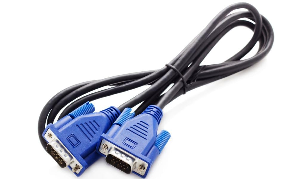HenryAv 1.5m (5ft) VGA Male-to-Male Video Cable for PC, Monitor, Projector and Display Screens