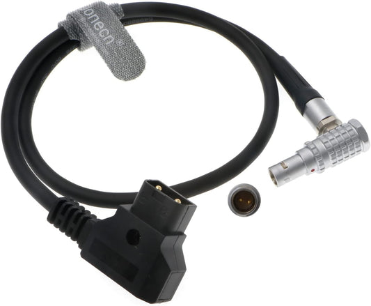 for ARRI RED Camera Cable for Anton Bauer Right Angle 0B 2 pin Male to D-tap Power Cable for Teradek Bond