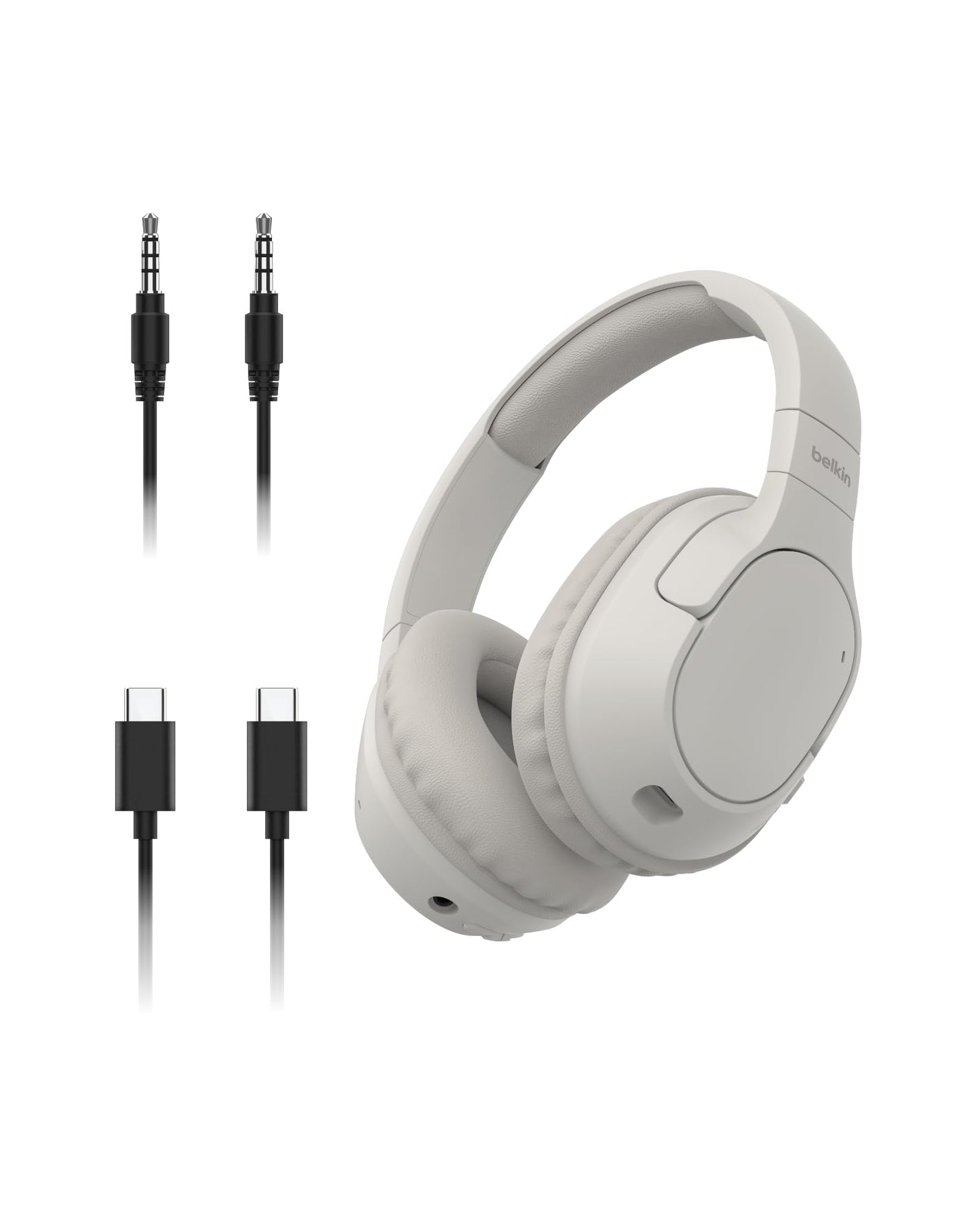 Belkin SoundForm Surround Wireless Headphones, ENC, 60H Battery