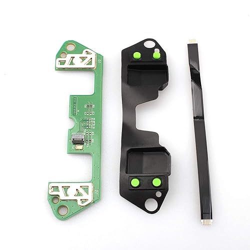 Gametown Rear Button Circuit Module Board Paddles P1 P2 P3 P4 PCB Switch Board Silicone Rubber Conductive Pad with Ribbon Cable for Xbox One Elite
