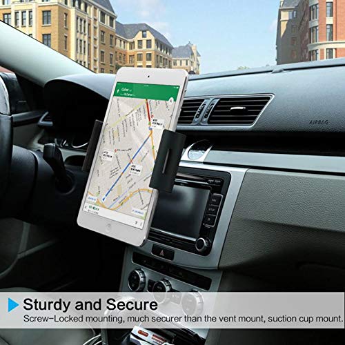 Car Mount for Galaxy A50, A30, A20 - CD Slot Holder Cradle Swivel Dock Strong Grip CD Player Slot Compatible with Samsung Galaxy A50/A30/A20 Phone