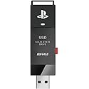 BUFFALO External SSD 1.0TB - Officially Licensed Product, Compatible with PS5 Consoles / PS4 Consoles - USB3.2 Gen2 Type A Compact Stick SSD-SAO1.0U3B