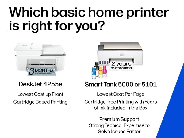 HP DeskJet 4255e Wireless All-in-One Color Inkjet Printer, Scanner, Copier, Best-for-Home, 3 Month Instant Ink Trial Included. This Printer is only