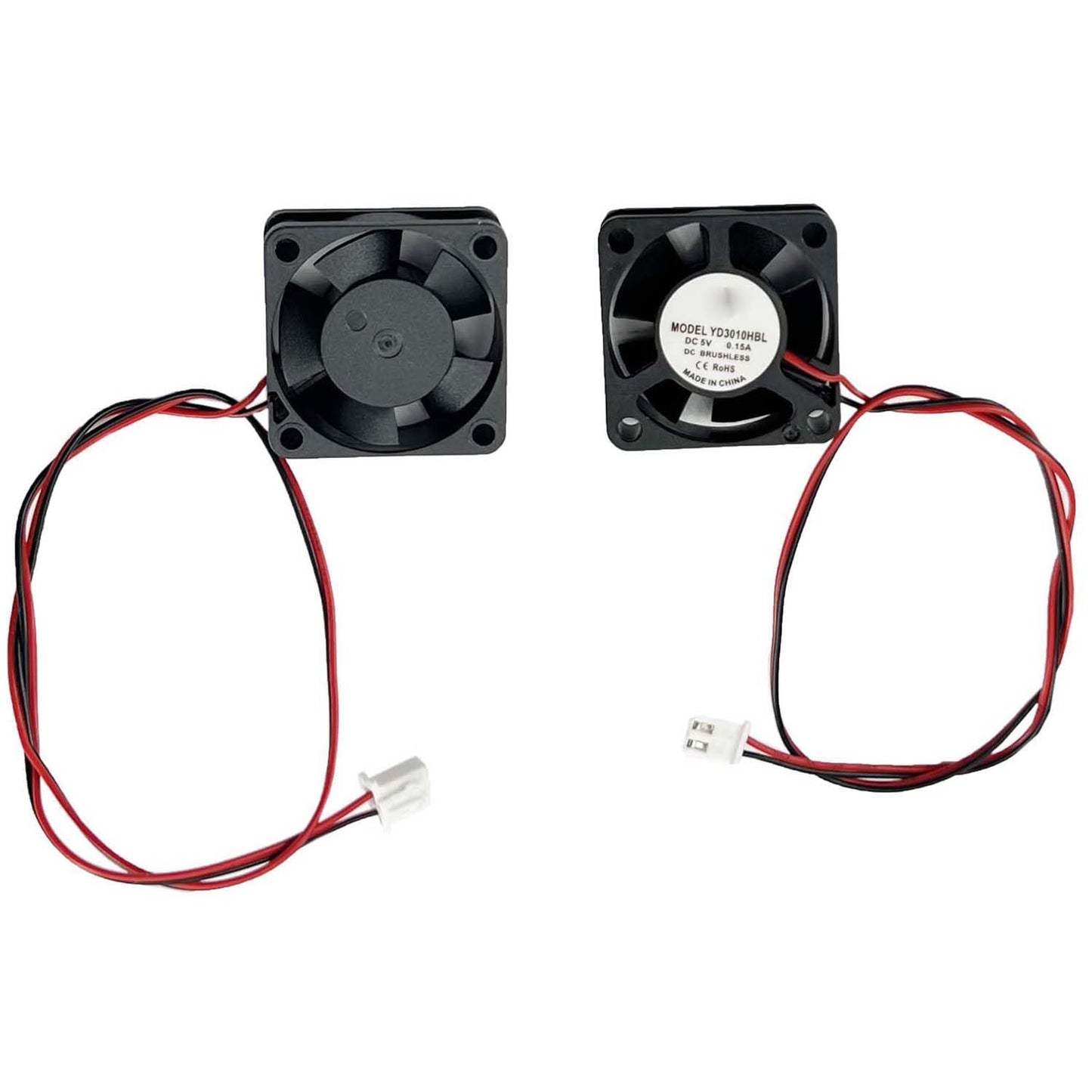 FainWan 2pcs 3010 5V Fan 30x30x10mm 2-pin Sleeve Bearing Brushless DC Cooling Fan 3D Printer Cooling Fan Computer Fan