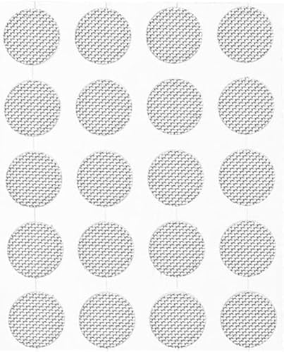 Calsgkspray 20Pcs/Set Silver Earbuds Filters Earphone Filter Mesh,Earbud and in-Ear Headphones Earphone Protective Filters Earphones Accessories(4mm)