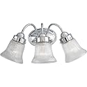 Progress Lighting P3289-15 3 Light Bath Fixture, Polished Chrome