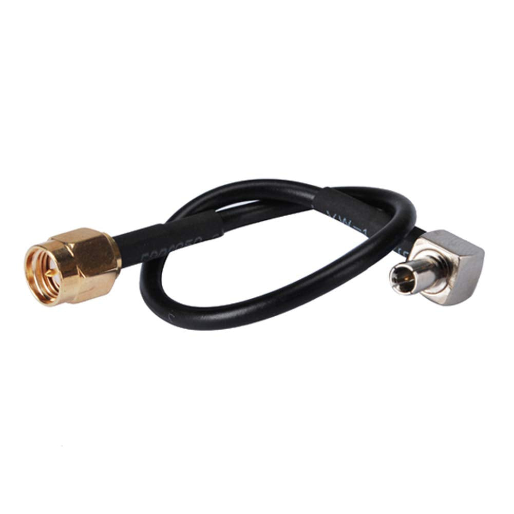 PC-CASE Rf Connector SMA Male to Ts9 Plug Right Angle with Coaxial Flexible Cable 0.5feet RG174 for WiFi Antenna LTE Antenna