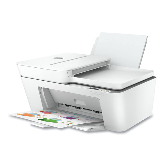HP DeskJet Plus 4155 Wireless All-in-One Printer, Mobile Print, Scan & Copy, Instant Ink Ready, Auto Document Feeder, Works with Alexa (3XV13A)