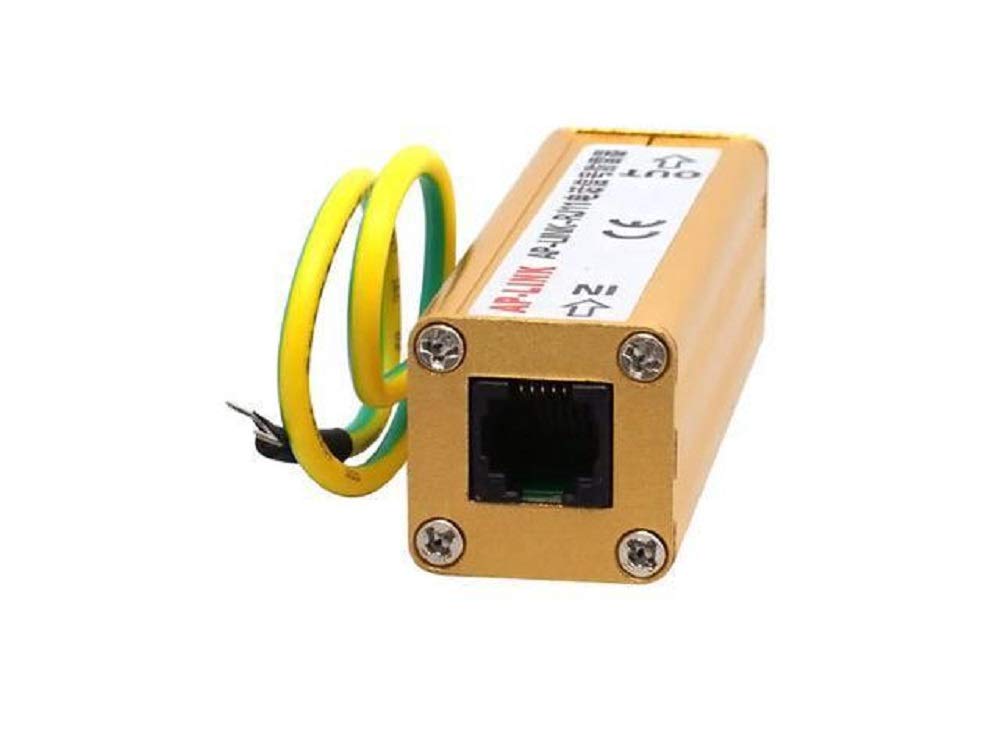 Tekit Telephone Fax RJ-11 RJ11 Surge Protector Thunder Lightning Arrester Protection Device RJ11 Surge Protection SPD,Telecom RJ11 Telephone Modem