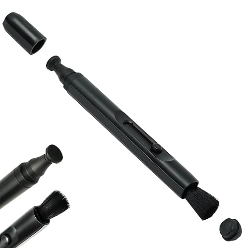 UES Double-Ended Lens Cleaning Pen: Soft Brush and Nano Carbon Tip for Crystal Clear Optics Works with Camera Lens Binoculars Monocular VR headset