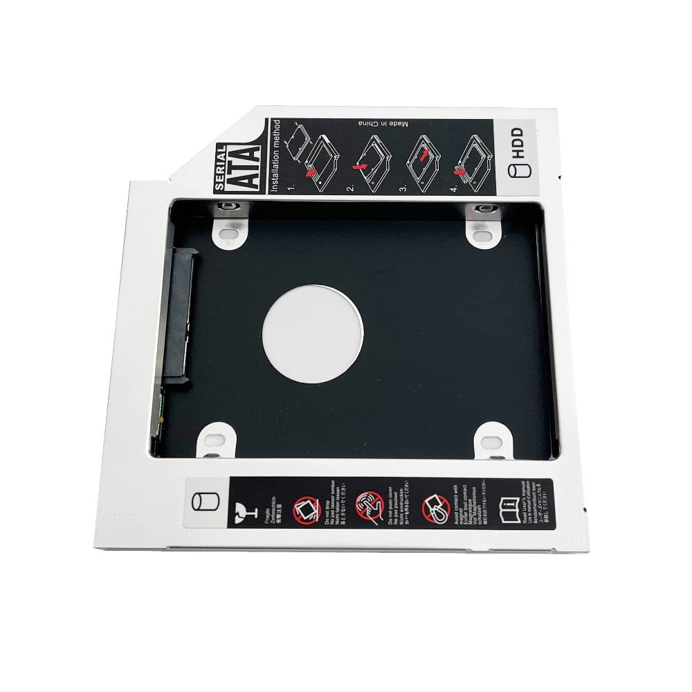 DY-tech 2nd Hard Drive HDD SSD Optical Bay Caddy Frame Tray for Dell Vostro 1014 3450 3460 3550 swap GT32N DVD ODD