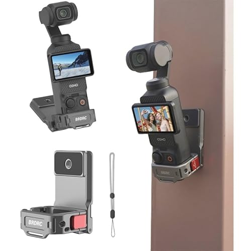 Coyktonty Osmo Pocket 3 Magnetic Mount, Magnet Expansion Adapter Holder for DJI Osmo Pocket 3 with Cold Shoe Slot/Action/GOPRO Connection Port