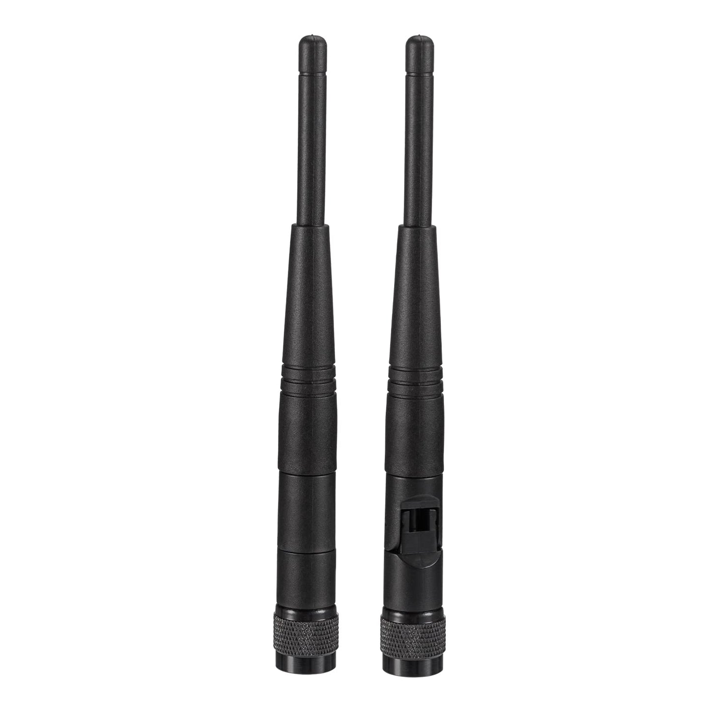 Eightwood 5dBi 2.4GHz WiFi Antenna RP-TNC Male Antennas (2-Pack) Compatible with Trimble Robotic Total Stations, Wireless Router Linksys WRT54G