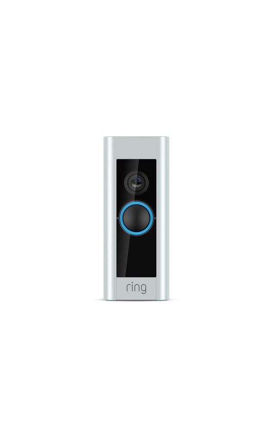 Like-New Ring Wired Doorbell Plus - Upgraded, with added security features and a sleek design (existing doorbell wiring required)