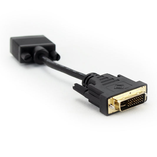 BlueDiamond Dvi Male to VGA Cable Adapter-Connect Your PC, Mac or Video Card to Your VGA Display, Black
