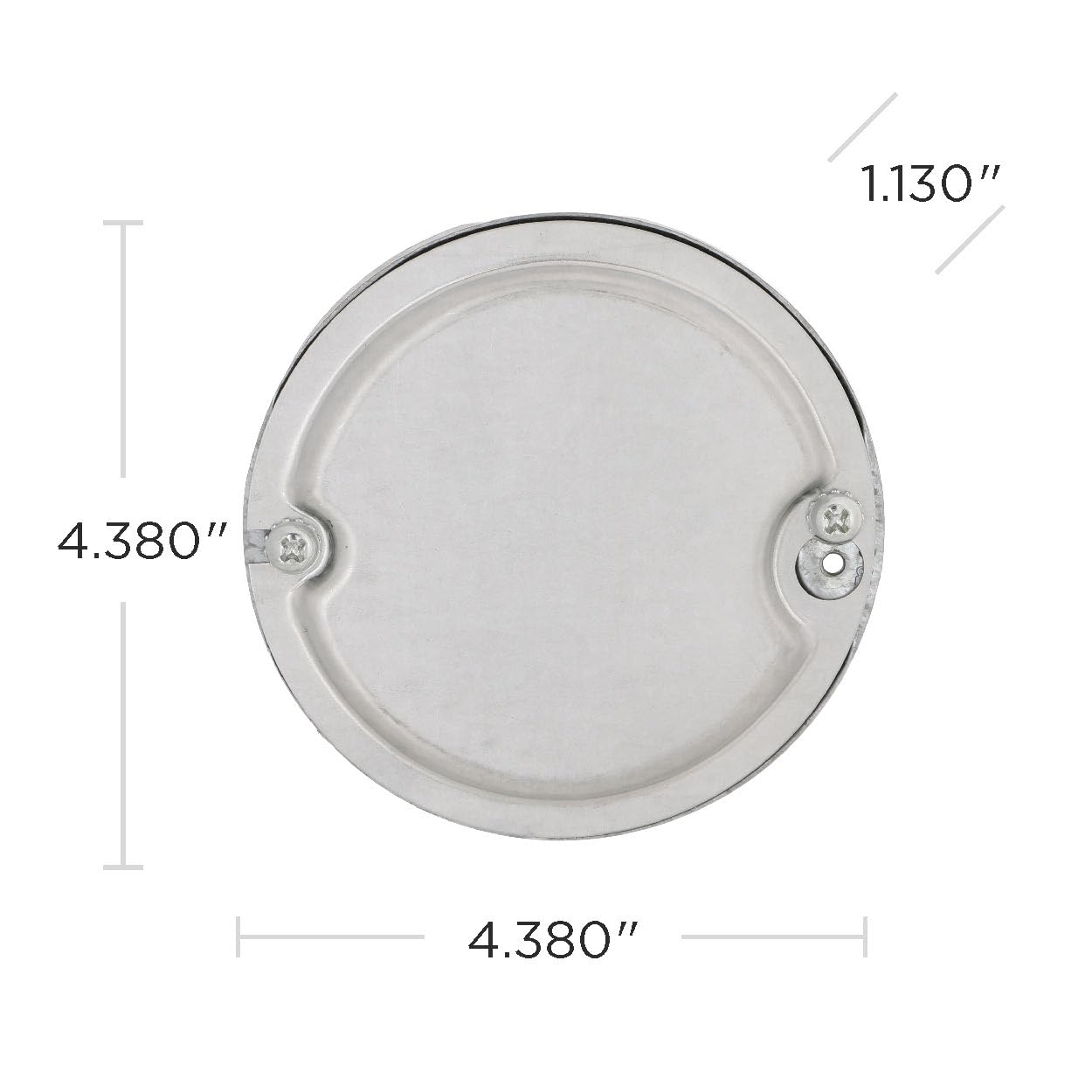 Hubbell-Raco 295 1/2-Inch Deep 1/2-Inch Bottom Knockouts 4-Inch Round Ceiling Fan Support Pan, metal