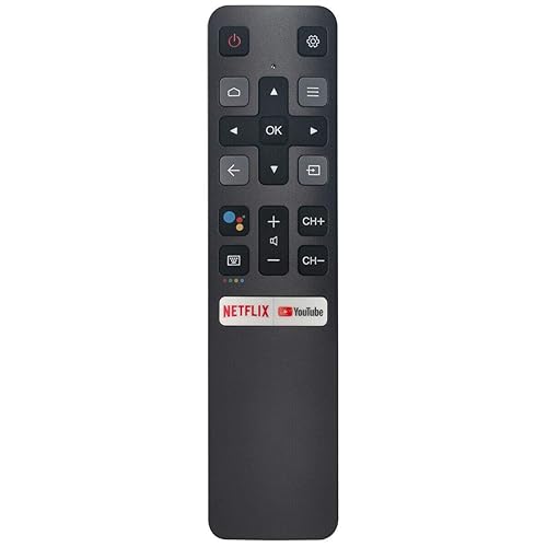Voice Replacement Remote for TCL Google TV, Android TV.
