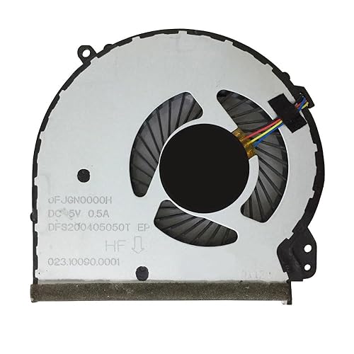 PYDDIN New CPU Cooling Fan Compatible with HP 17-bs 17-X 17-Y Envy 17-bw 17t-bw Series Laptop TPN-W129 W121 M121 926724-001 (Without Back Plater)