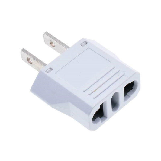 (10 Pack) ALINNA US Plug Adapter, EU AU CN to US America Travel Plug Adapter AC Outlet Power Converter White