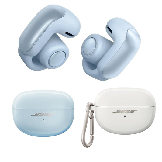 Bose Ultra Open Earbuds with Immersive Audio, Open Ear Wireless Clip on Earbuds for Comfort, OpenAudio for Awareness, Bundle Silicone Case Cover…