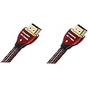 AudioQuest Cinnamon 1m (3' 4" feet) Black/Red HDMI Cable, Black; Red