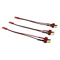 OliYin 3pcs Male T-Plug to Male JST Connector Adapter 3.93inch Heavy Duty 20awg Wire(Pack of 3)